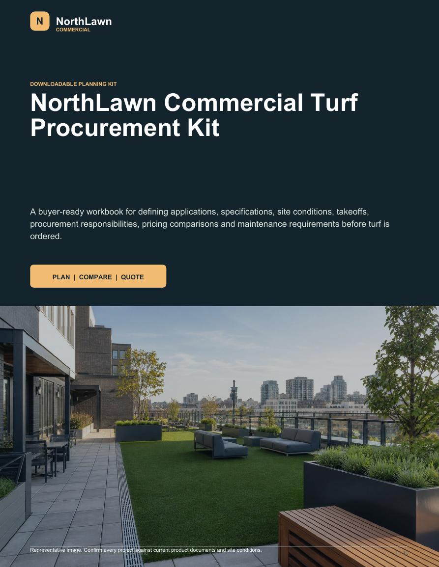 NorthLawn commercial turf procurement kit cover