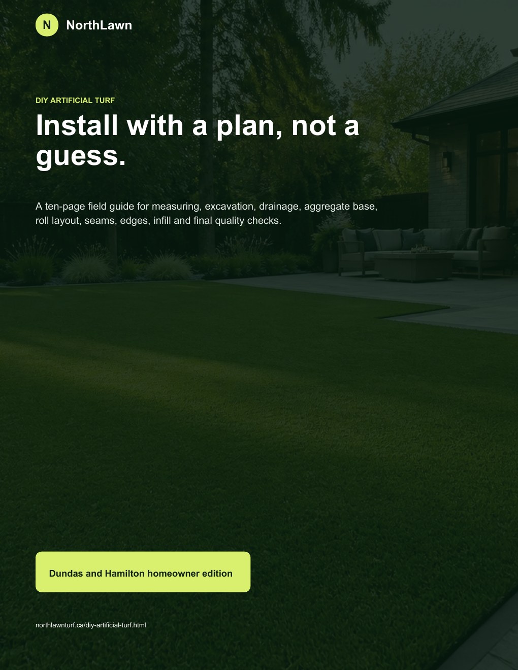 Cover of the NorthLawn DIY Turf Installation Field Guide